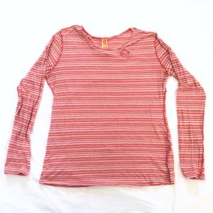 🏈Lucy striped long sleeve top sz. L